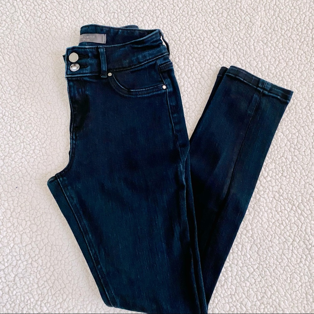 Dark denim jeggings size 4